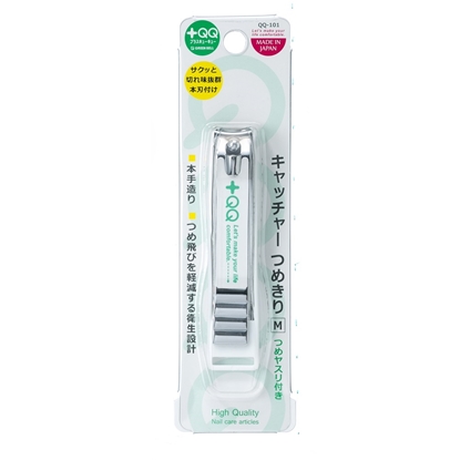 日本綠鐘+QQ不鏽鋼輕巧型指甲剪 M (QQ-101)