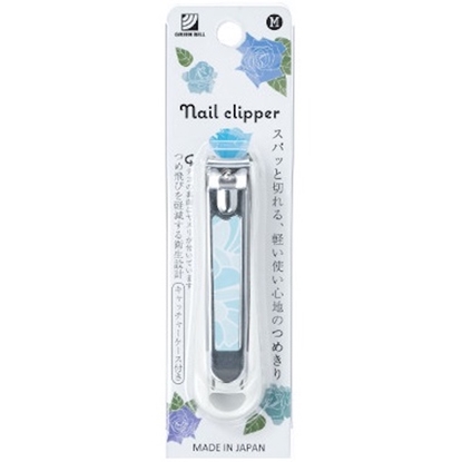 日本綠鐘NC不銹鋼安全指甲剪(曲線刃.L.85mm)DN-345