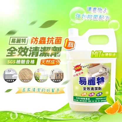 【易麗特】印度苦楝防蟲抗菌全效清潔劑-家庭號(3800mlx1瓶)