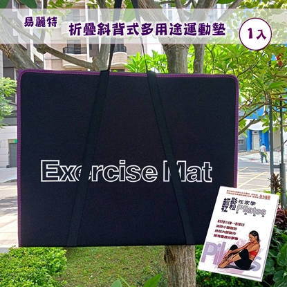 【易麗特】折疊斜背式多用途運動墊(1入)