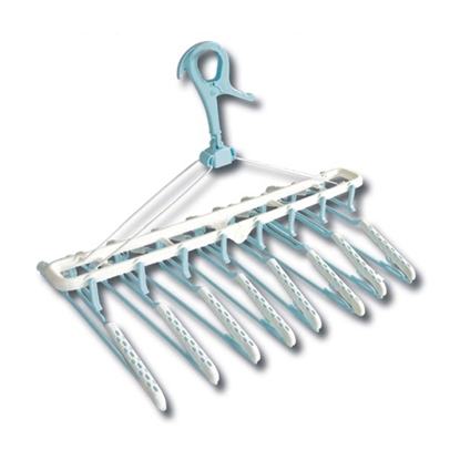 【新潮流】八連伸縮衣架-1組入