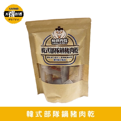 太禓食品-相撲肉乾最新款獨特韓風部隊鍋豬肉乾( 200gX3包)
