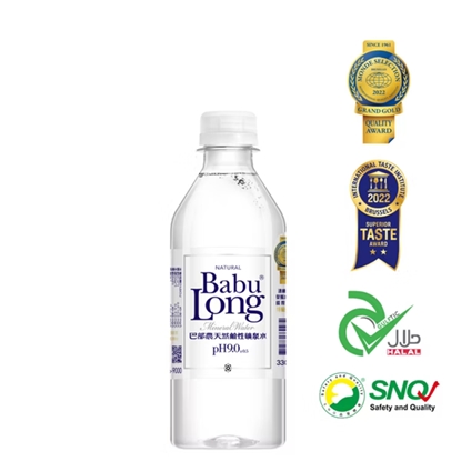 巴部農天然鹼性礦泉水 330ml 30入/箱【2箱組】