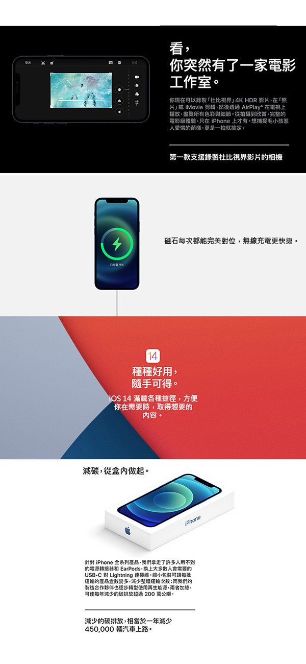 Apple Iphone 12 Mini 64g 防水5g手機 送保貼 保護套 電電購