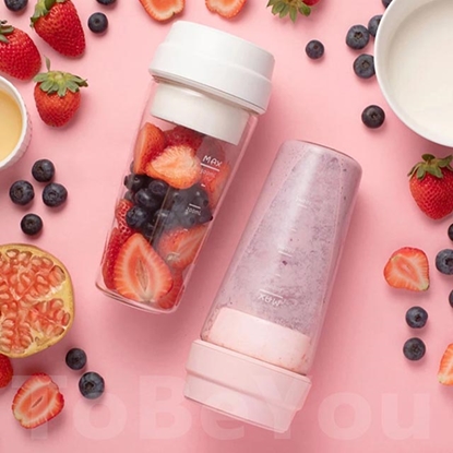 【so.home】便攜式米你榨汁機( 親果杯 )400ml 櫻花粉