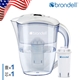 【美國邦特爾】brondell H2O+濾水壺(白)＋1入芯(1壺1芯)