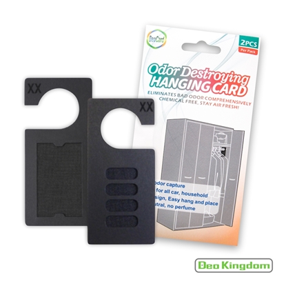 【Deo Kingdom】櫥櫃萬用消臭掛卡2包入組(DeoTag/除臭黑科技)
