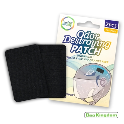 【Deo Kingdom】安全帽萬用消臭貼2包入組(DeoTag/除臭黑科技)