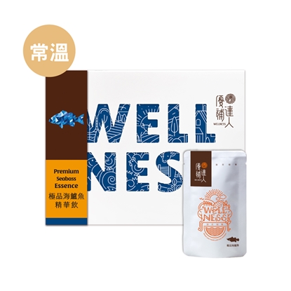 【優補達人】常溫 極品海鱸魚精華飲 60ML * 6入-美