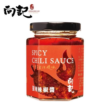 桃園金牌【向記】狠辣辣椒醬 150/罐 3入組