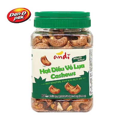【Dan-D Pak 丹帝】andi鹹味帶皮腰果400g
