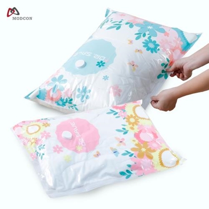 摩肯 Dr.Save 花漾真空收納袋組(大*2+小*2) 共4入/組(無主機)