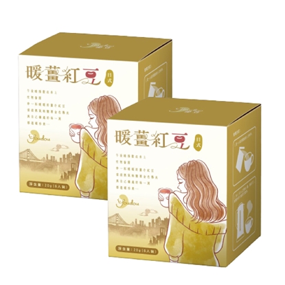 【禾園生技】優荳系列紅豆穀粉-暖薑紅豆(2入組)