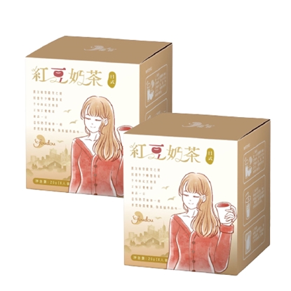 【禾園生技】優荳系列紅豆穀粉-奶茶紅豆(2入組)