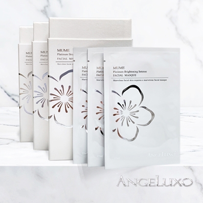 ANGELUXO™ MUME寒之珞雪™沐梅鉑金鑽白面膜 ( 急速美白組 )