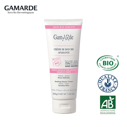 【GAMARDE 珂瑪德】法式修護沐浴潤膚霜 (無泡型)200g