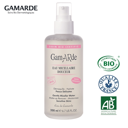 【GAMARDE 珂瑪德】溫和潔面卸妝水200ml