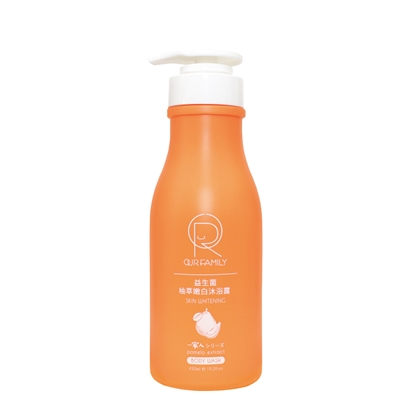 OUR FAMILY一家人益生菌柚萃嫩白沐浴露 450ml