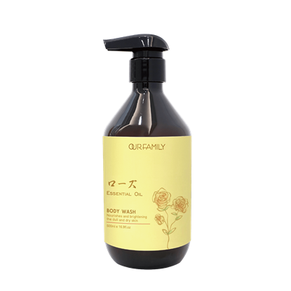 OUR FAMILY一家人益生菌玫瑰療癒幼嫩沐浴 500ml