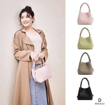 【L’eBeauty】米蘭精品質感編織水桶包-美