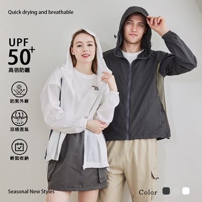 【L’eBeauty】透氣網眼山系工裝防曬外套-美