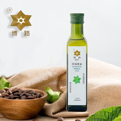 博路 PERU 秘魯印加果油 100%冷壓初榨   250ml * 1 瓶