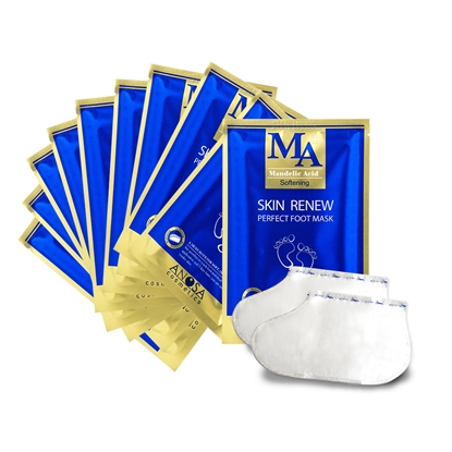 【SHILLS舒兒絲】ANOSA杏仁酸完美煥膚美足膜10入組