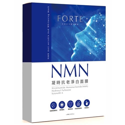 【台塑生醫】FORTE-NMN凝時抗老淨白面膜4盒組(5片/盒)-美