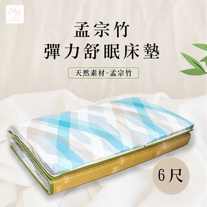 【MSM】孟宗竹彈力舒眠床墊*1-雙人加大(6尺)