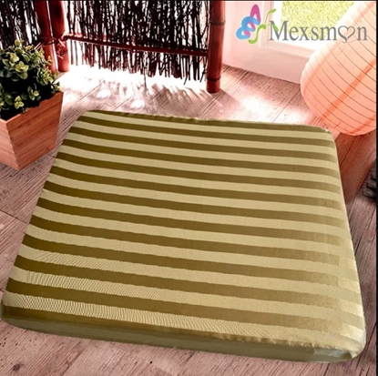 【Mexsmon 美思夢】舒夏碳化雙竹冬夏兩用坐墊X2入(50X50X5cm)