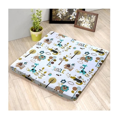 【Mexsmon 美思夢】可愛動物棉麻3cm坐墊2入(50X50X3cm)