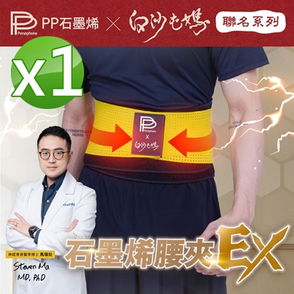 【PP石墨烯】醫療級石墨烯腰夾1入_白沙屯媽祖限量聯名款-美