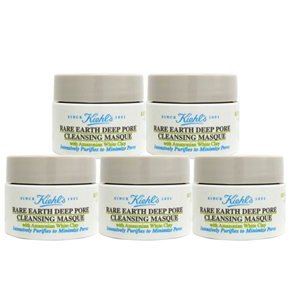 KIEHL'S 契爾氏亞馬遜白泥淨緻毛孔面膜 14mlx5(公司貨)