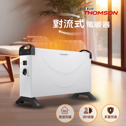 【THOMSON】方形盒子對流式電暖器 兩入組 TM-SAW24F-美