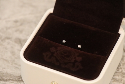 {STELLA LUO JEWELRY}簡約時尚六爪耳釘(10分)