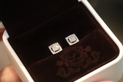 {STELLA LUO JEWELRY}璀璨方陣耳釘