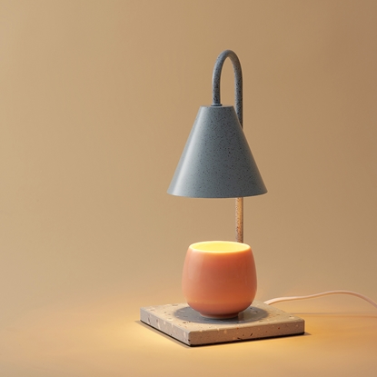 幾何大理石融蠟燈(蒼蘭)