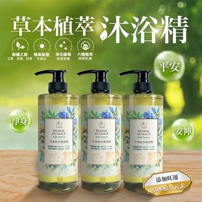 【雨揚珍品】白沙屯加持-除穢淨身草本植萃沐浴精750ml*三入優惠組-美