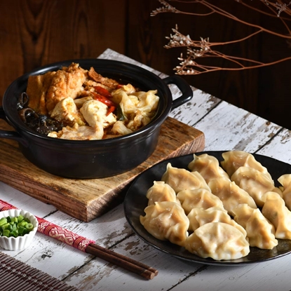 【林聰明】沙鍋菜750g*2+沙鍋豬肉水餃*1