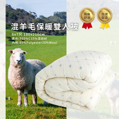 ELVIS 愛菲斯┃混羊毛保暖被雙人蓄熱被