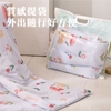 圖片 韓風童趣零度冰紗涼被-兒童款-花叢小兔